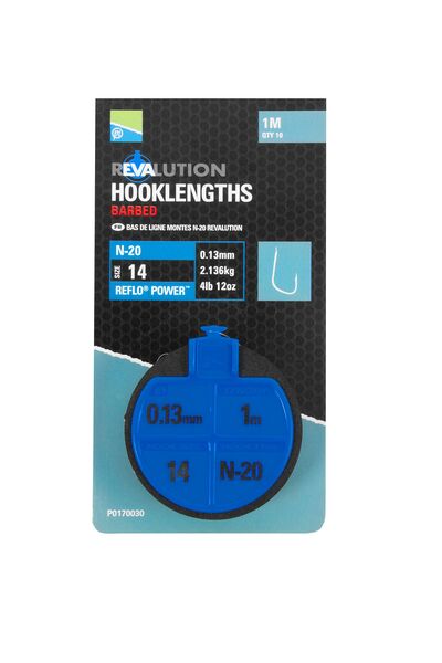 Bas de ligne Preston Revalution Hooklengths N-20