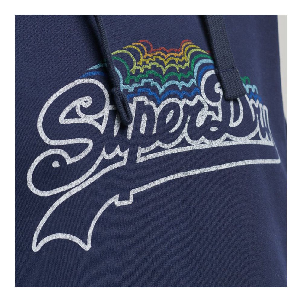 Superdry VINTAGE LOGO RAINBOW - Sweat Femme nautical navy