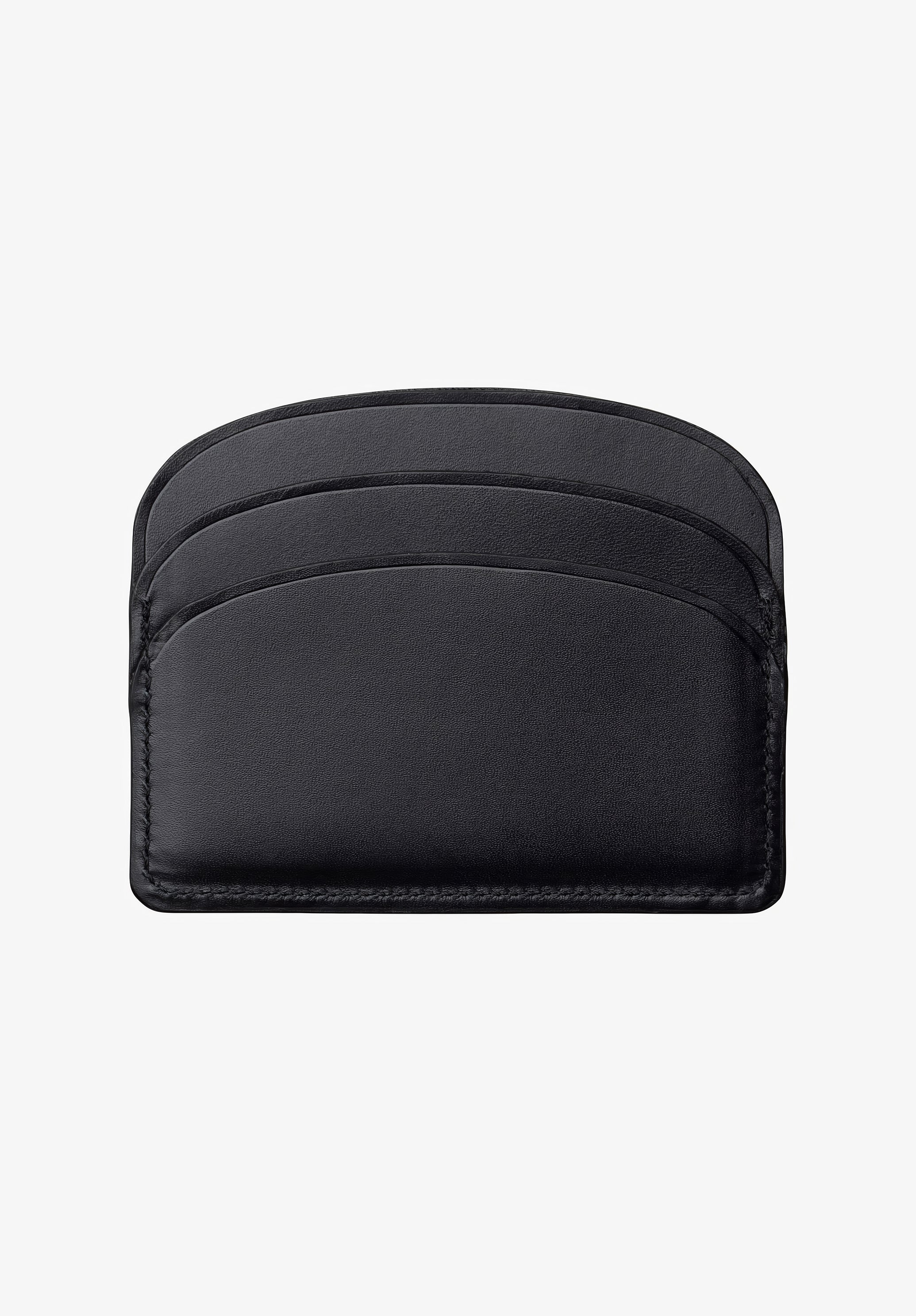 porte-cartes demi-lune - Noir