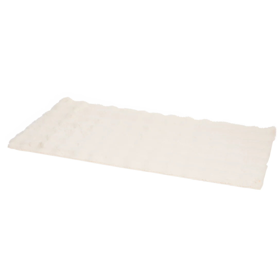 Vloerkleed van imitatiebont 60 x 110 cm | diverse kleuren