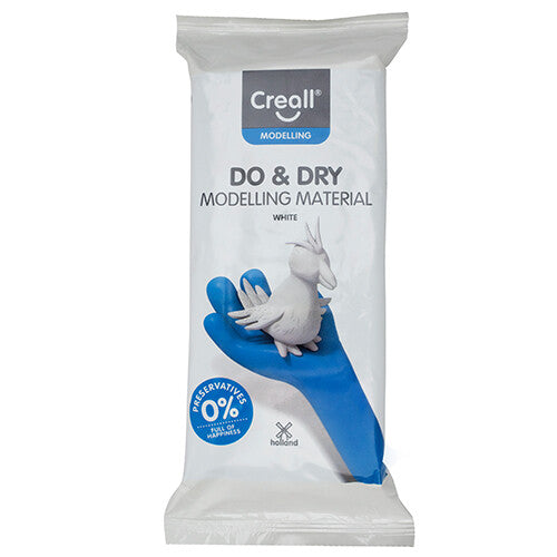 Creall luchthardende boetseerklei - 1 kg - wit