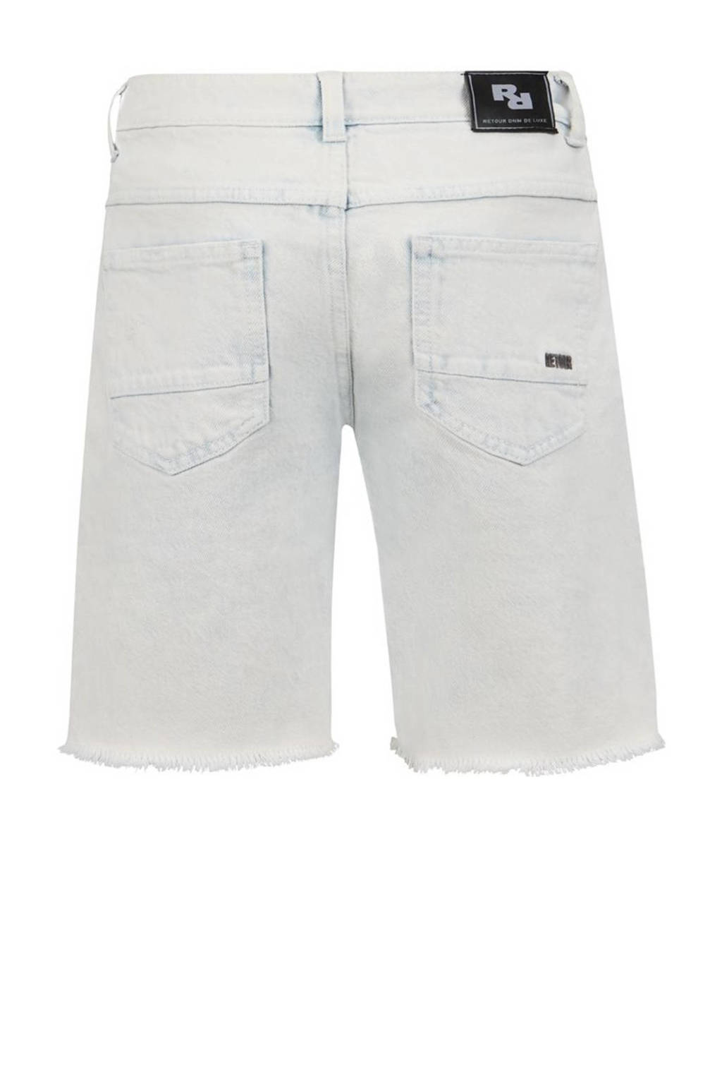 Retour Jeans short Quinn light blue denim