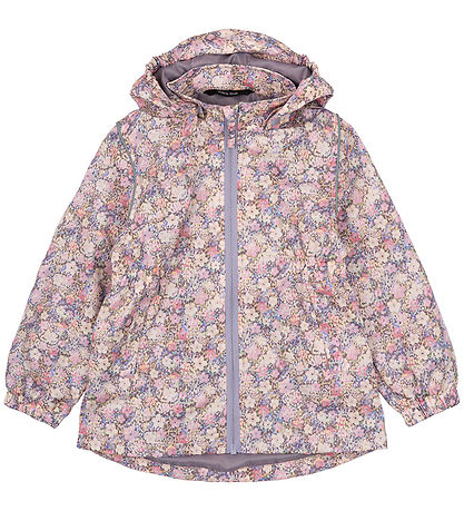 Mikk-Line Sommerjacke - Lavender Aura m. Blumen