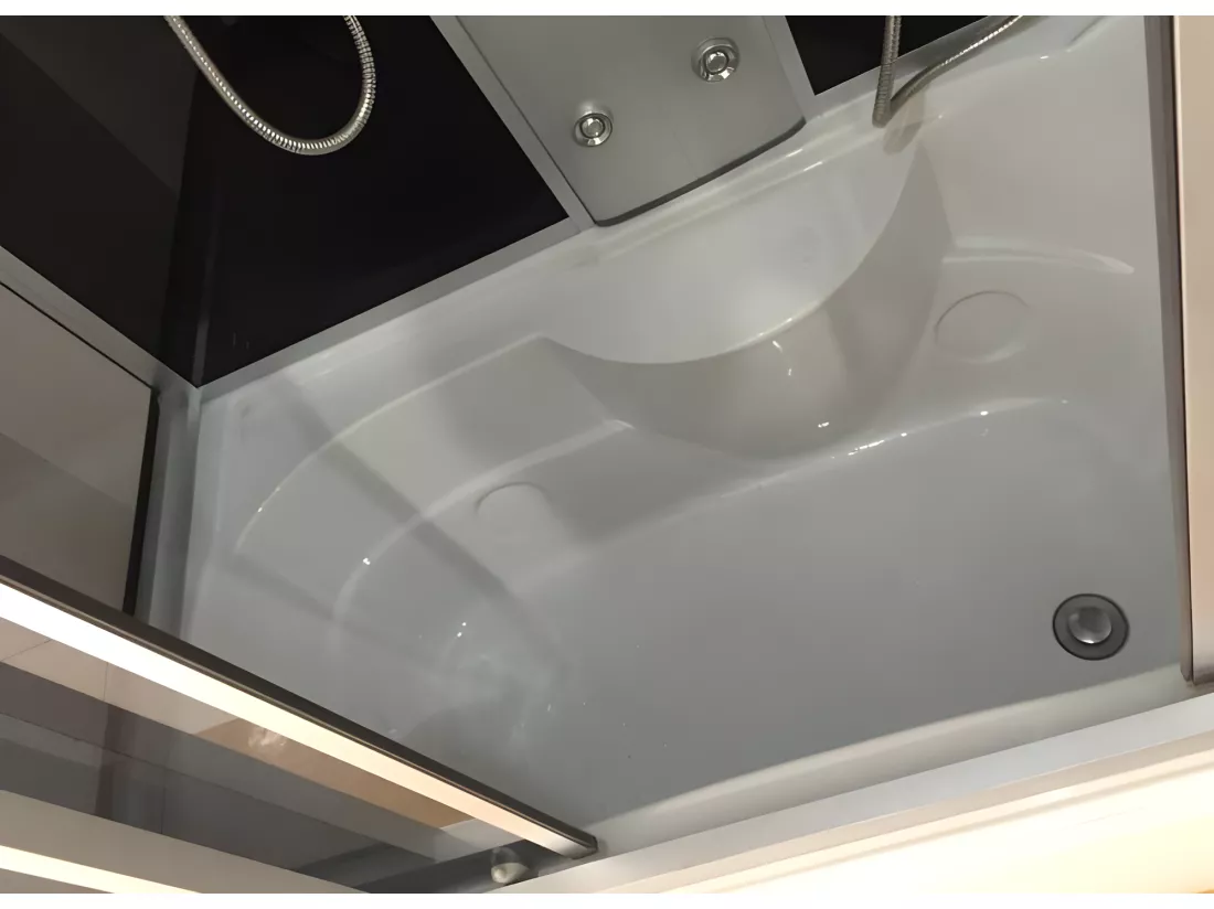 Baignoire Balnèo Cabine de Douche 150 X 83 cm – Blossom