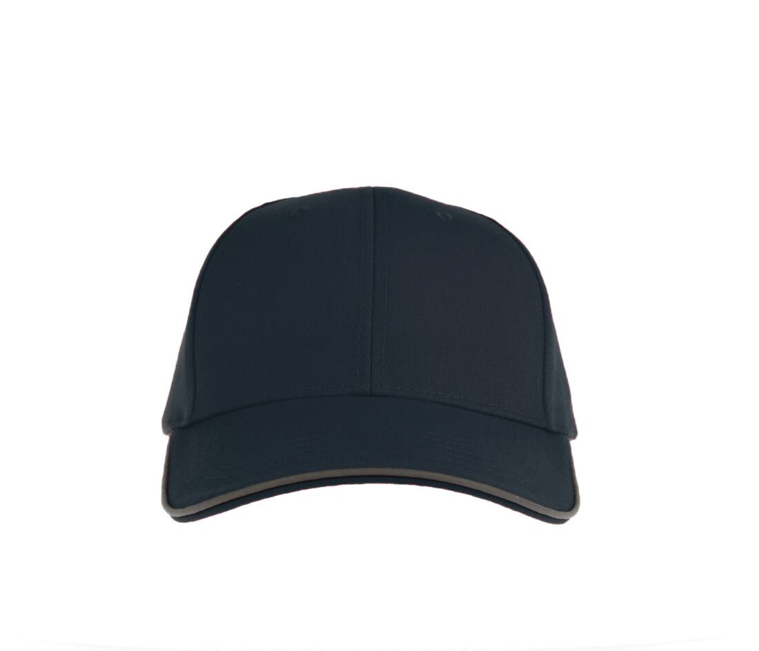 ATLANTIS HEADWEAR AT265 - Casquette 6 pans liseré réfléchissant