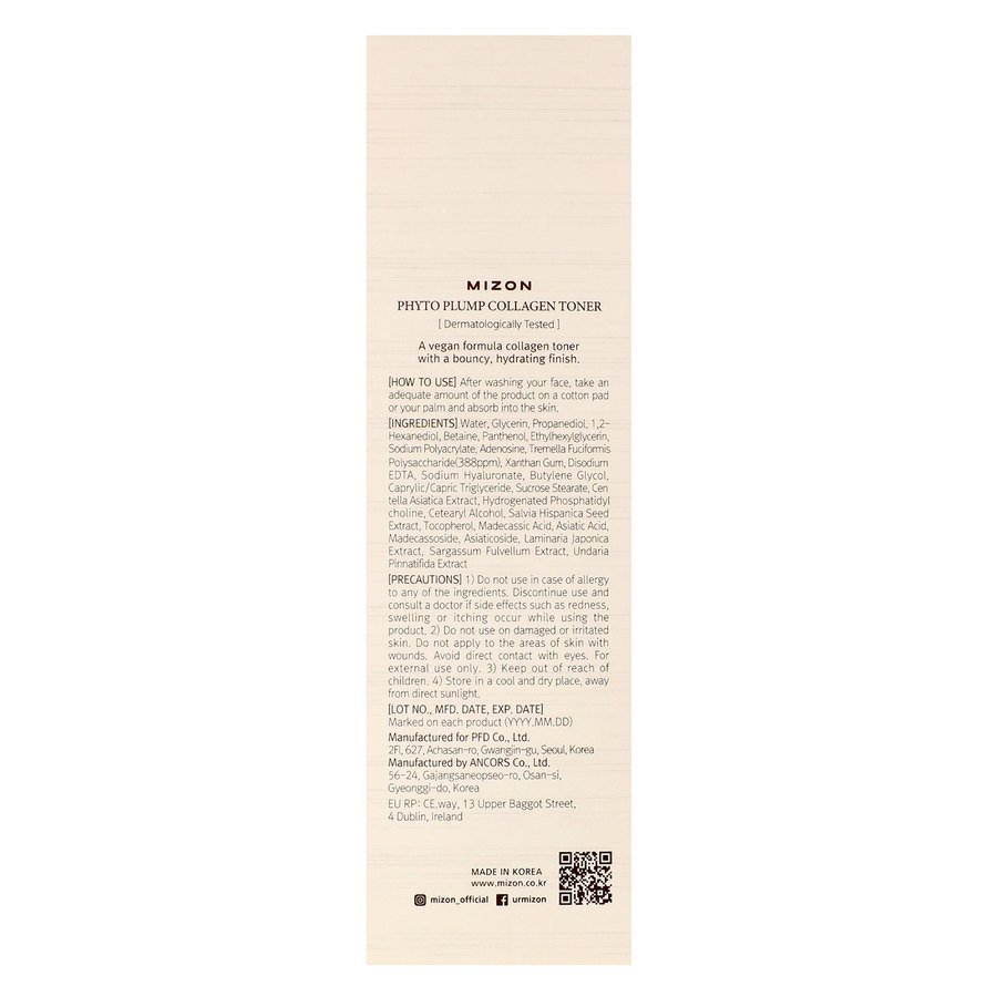 Mizon Phyto Plump Collagen Toner 150ml
