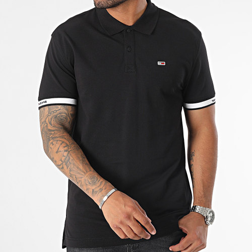 Polo Manches Courtes Classic Linear 7282 Noir
