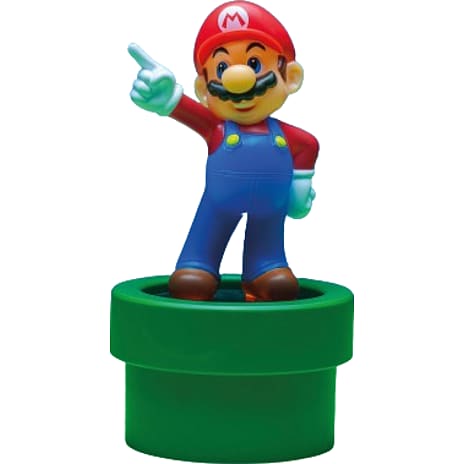 Super Mario lampe - grøn, blå og rød
