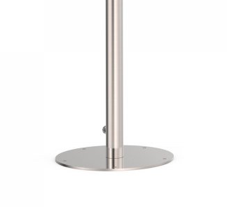 Tres Fuera buitendouche 1-wegs met mengkraan 230cm RVS