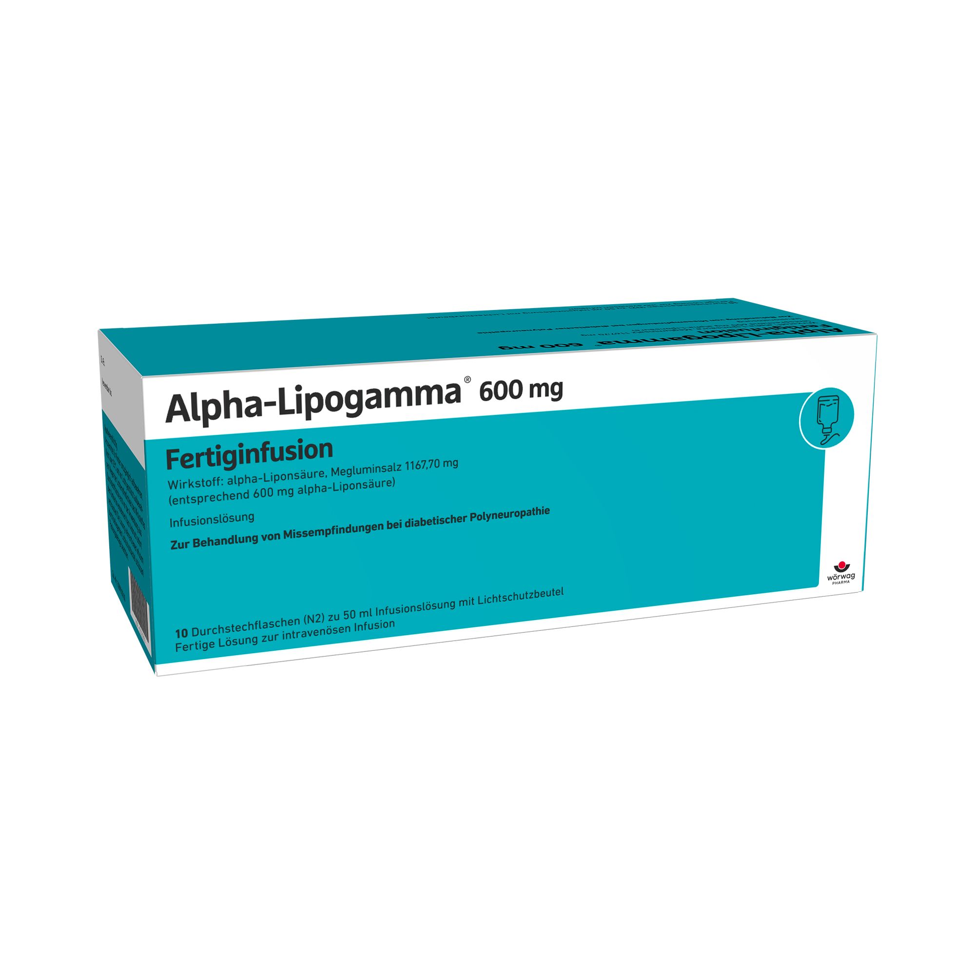 Alpha Lipogamma® 600 mg Fertiginfusion