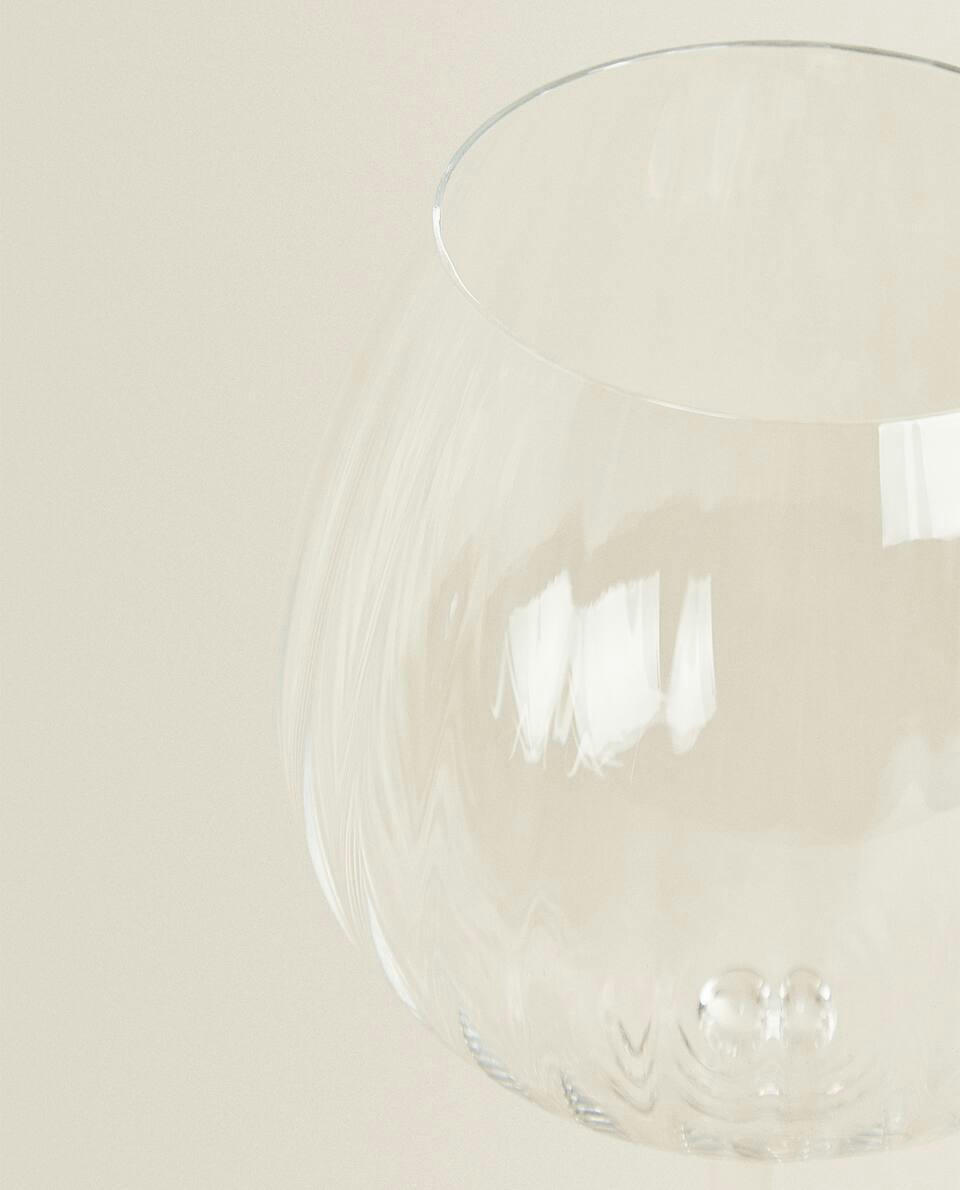 TAÇA DE VINHO DE CRISTAL ELEVADO