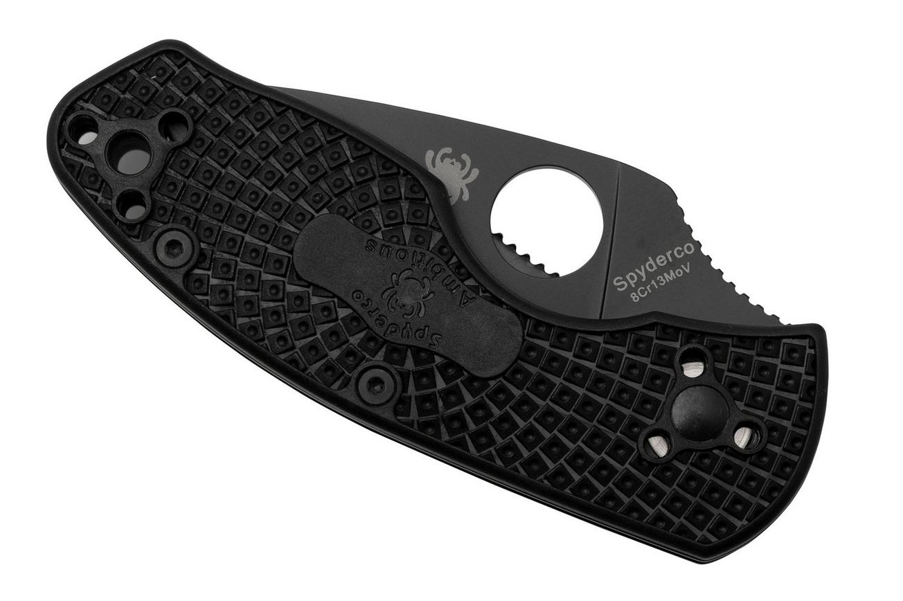 Spyderco Ambitious Lightweight Black C148PBBK zakmes