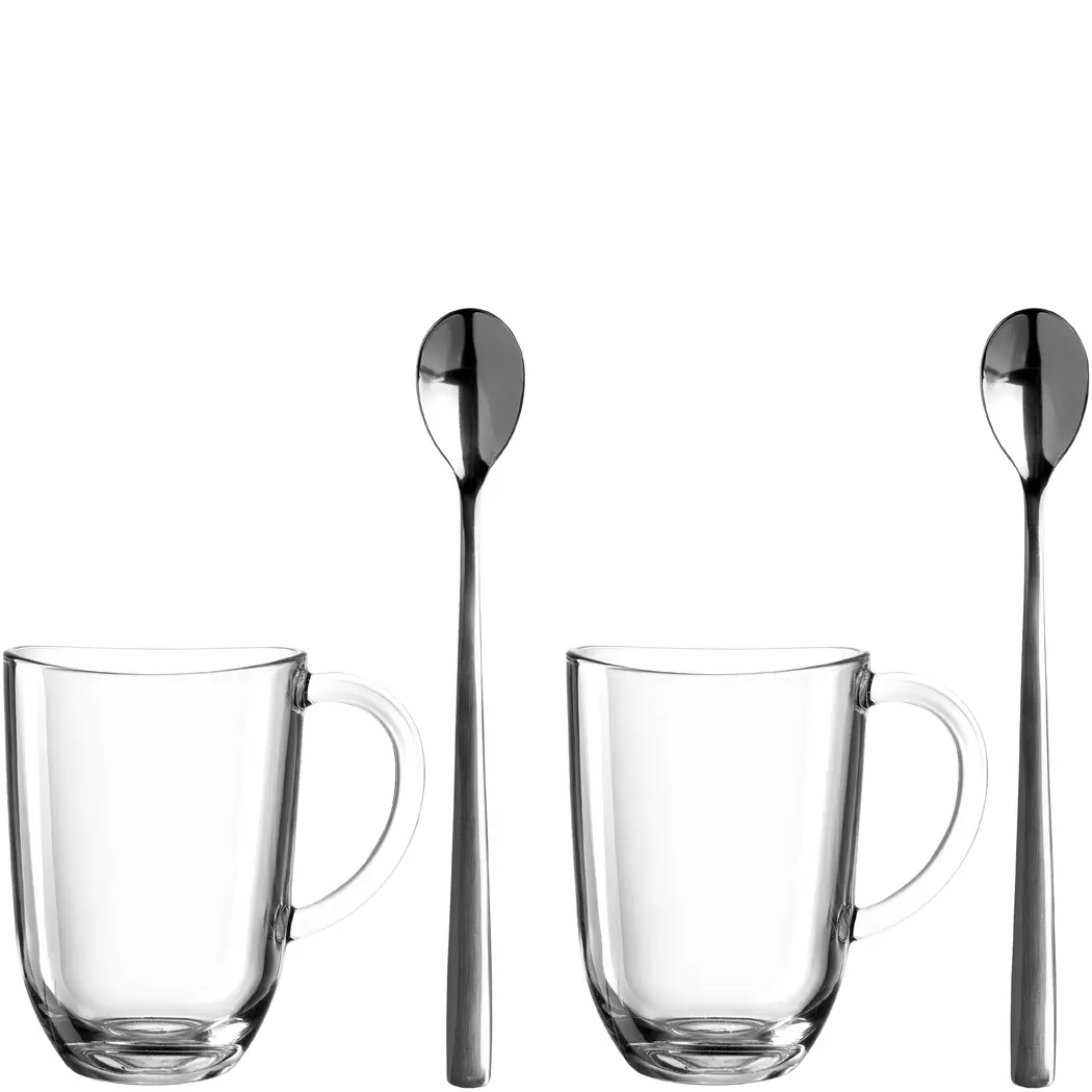 Latte-Macchiato-Set Napoli 4tlg.