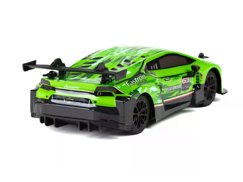 TEC-TOY Auto Lamborghini Huracan GT3 Grün, 1:24 Ferngesteuerter Sportwagen für Kinder ab 6 Jahren