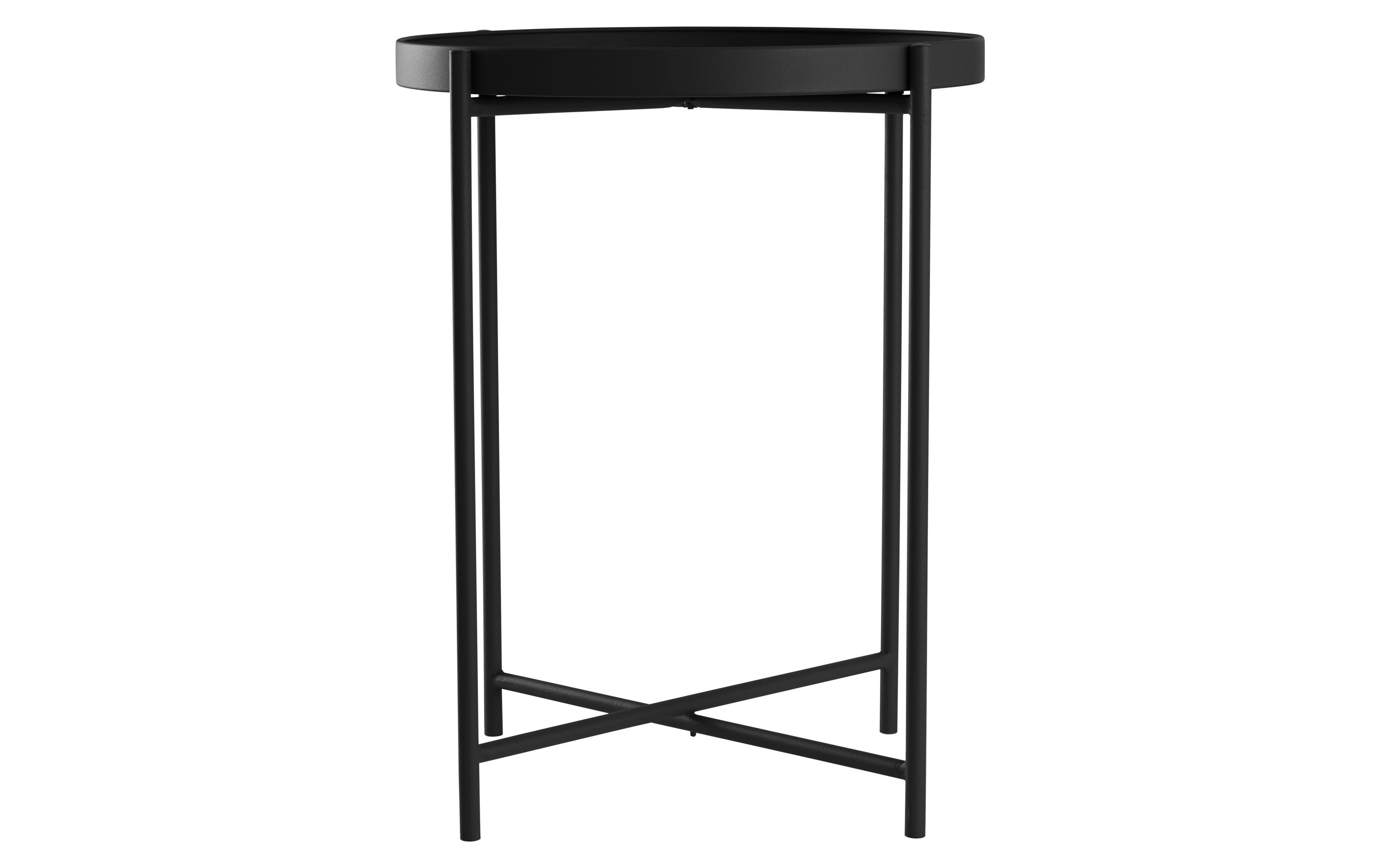 Beistelltisch Ø 38 cm, SchwarzCouchtisch