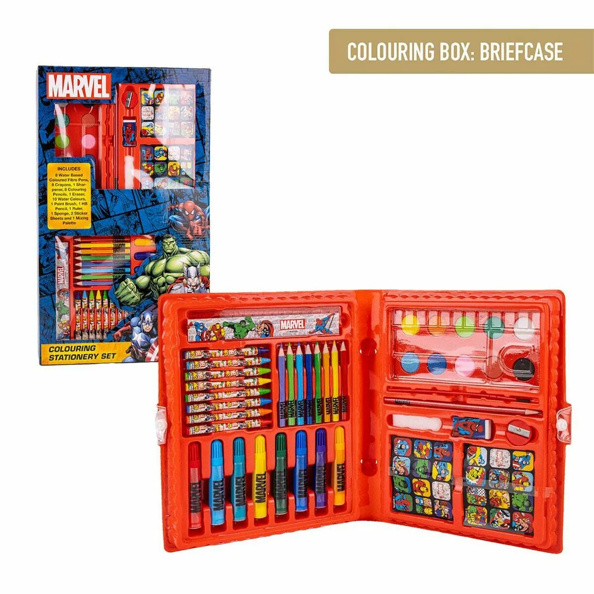 Marvel Ensemble Papeterie Rouge