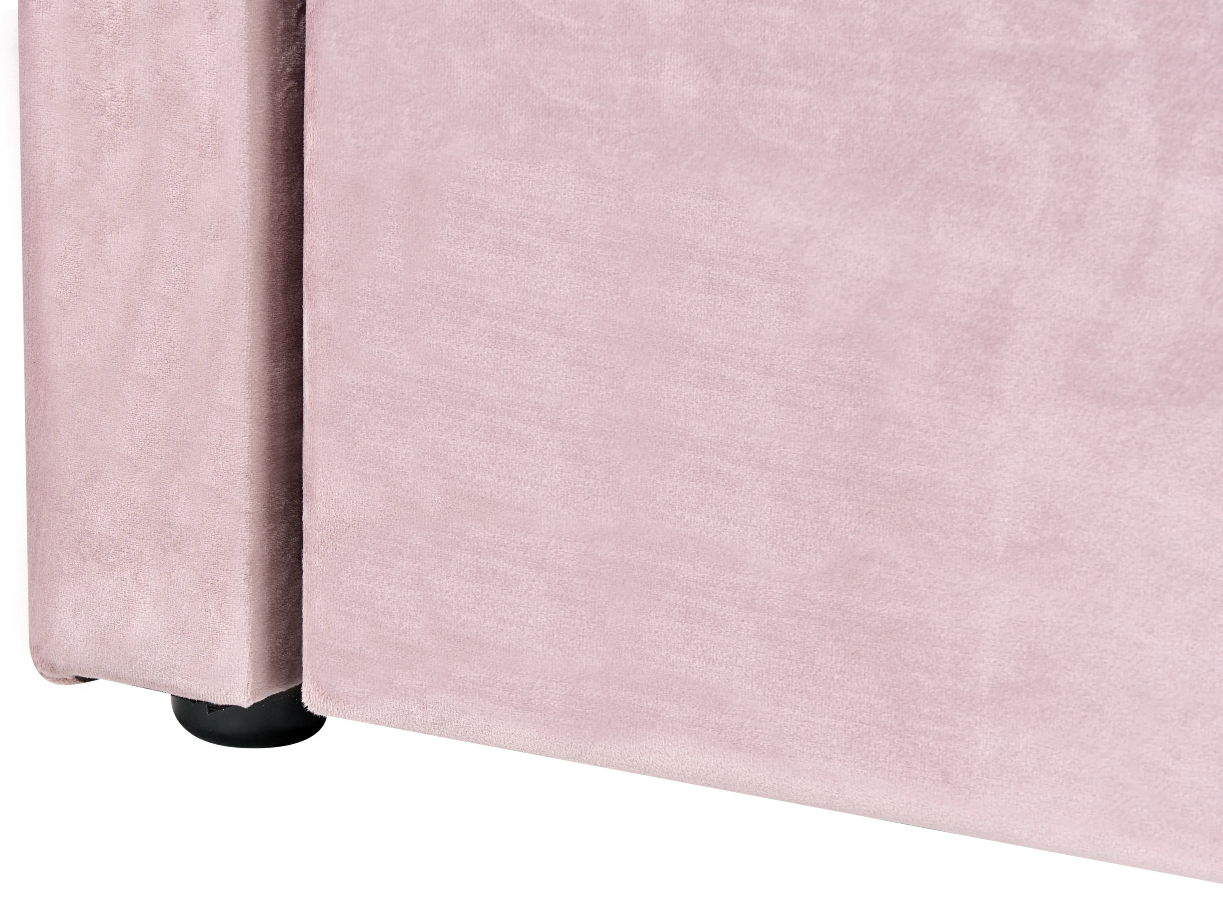 Onderschuifbed Fluweel MONTARGIS 90 x 200 cm Roze