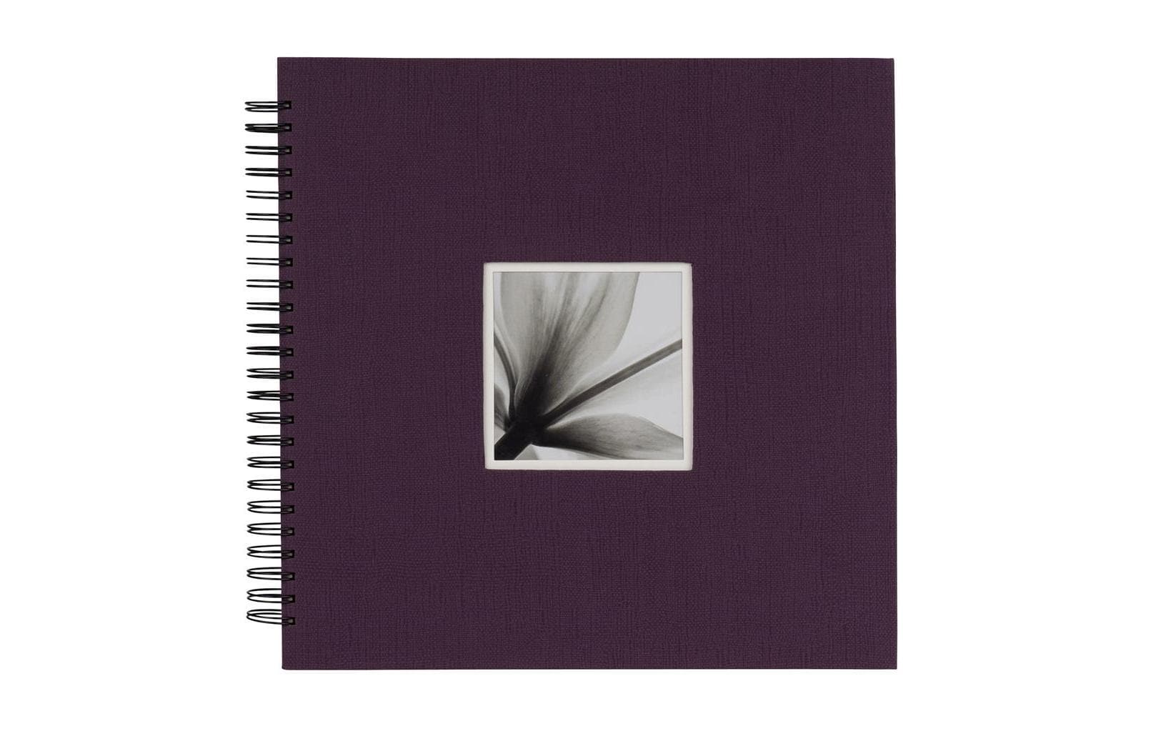 Fotoalbum Unitex Spiralalbum 34 x 34 cm, ViolettFotobuch für schöne Fotos und unvergessliche Erinnerungen