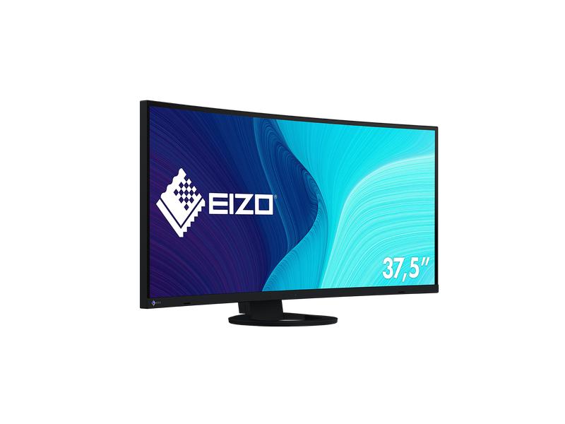 EIZO Monitor EV3895 Swiss Edition Schwarz 37.5-Zoll Curved-Monitor mit IPS-Panel und vielen Anschlussmöglichkeiten