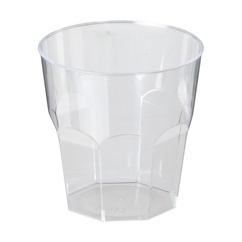 Plastic glazen - 160 ml - set van 12