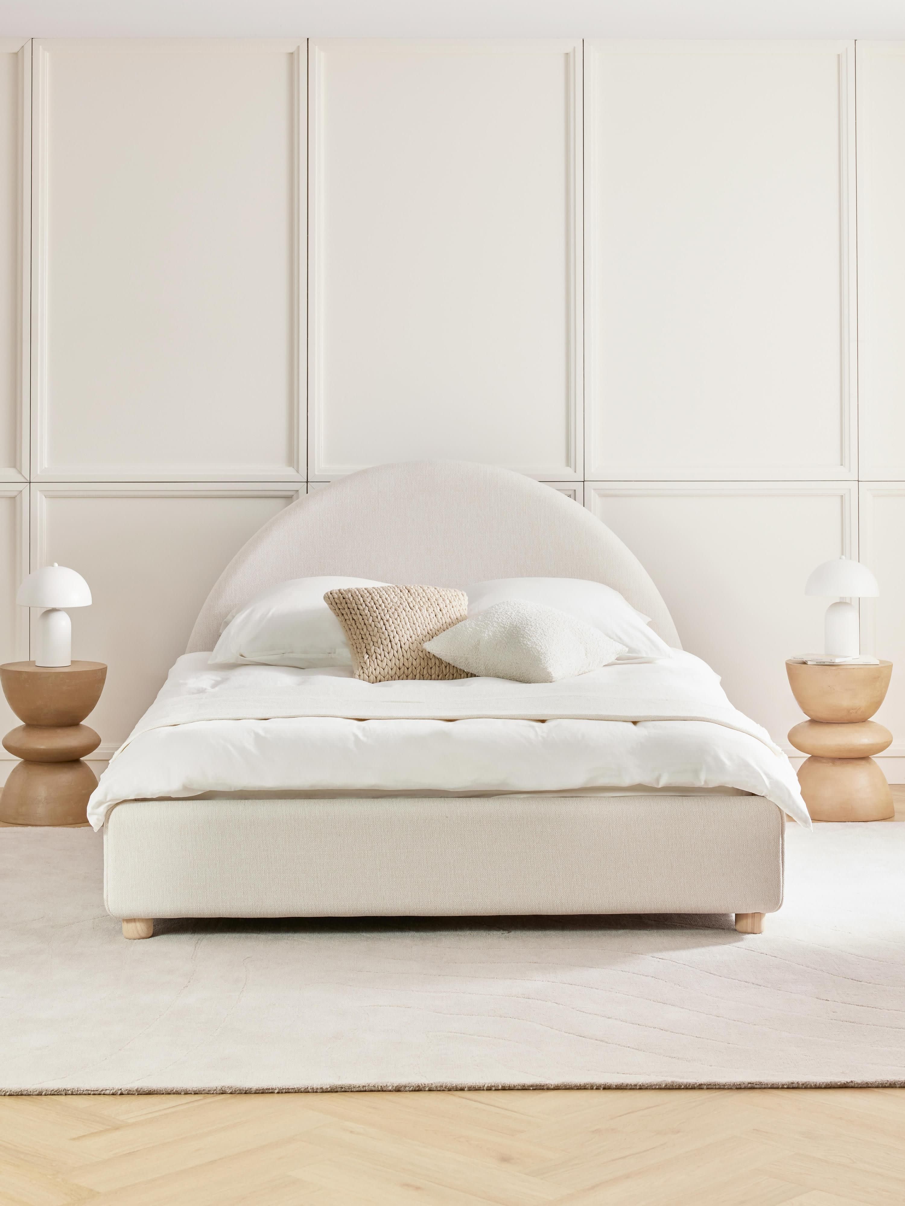 Gestoffeerd bed Ebba met opbergruimte