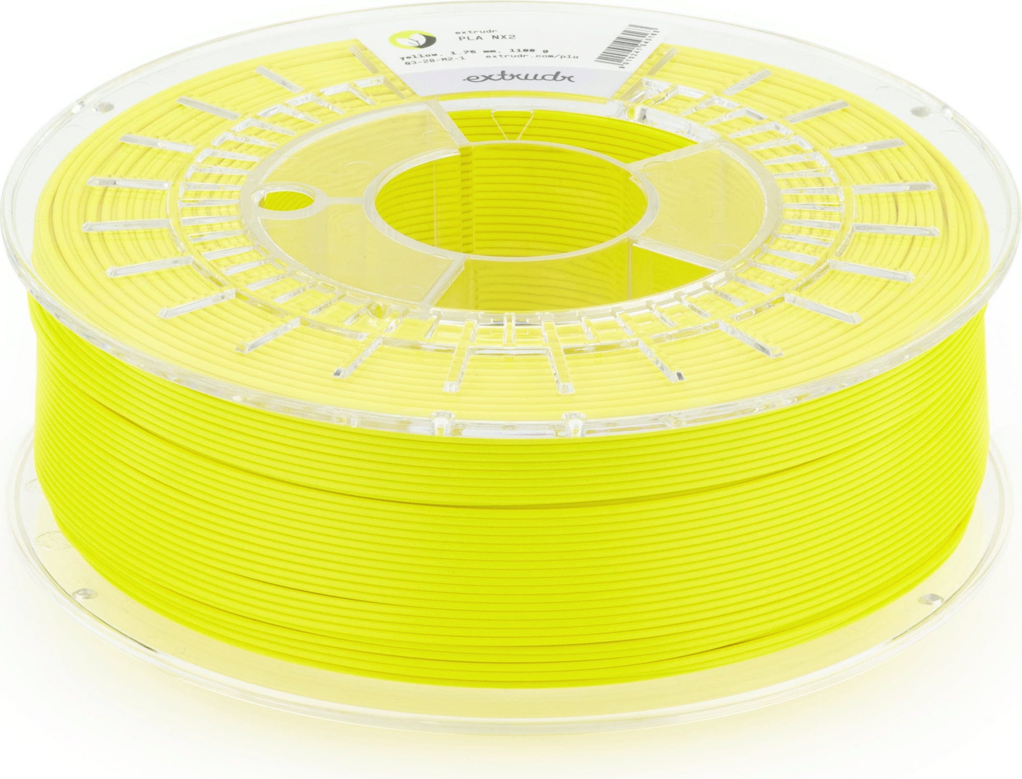 Extrudr  PLA NX2 Matt Neon Gelb, 1,75 mm / 1000 g    Next Evolution PLA in Neon Gelb