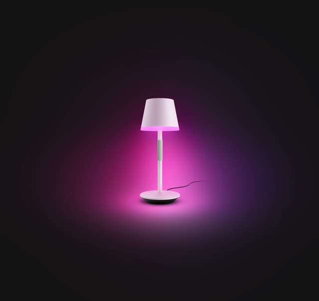 Philips Hue Go bærbare bordlampe (hvid)