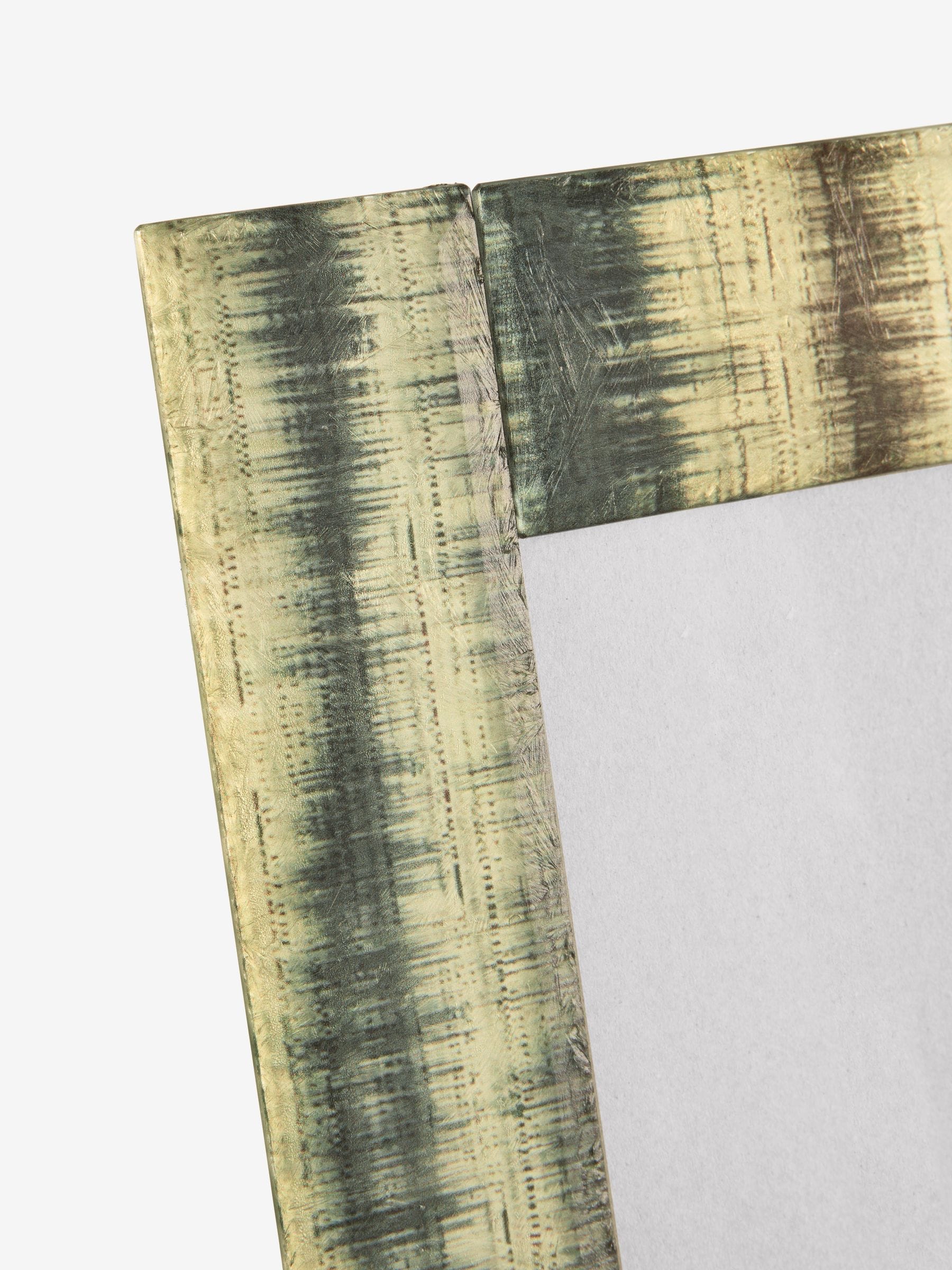 Textured Ombre Pattern Glass Photo Frame