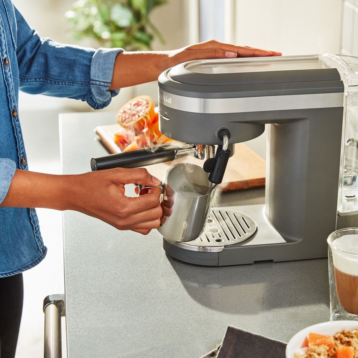 5KES6403EDG espressomaskin, charcoal