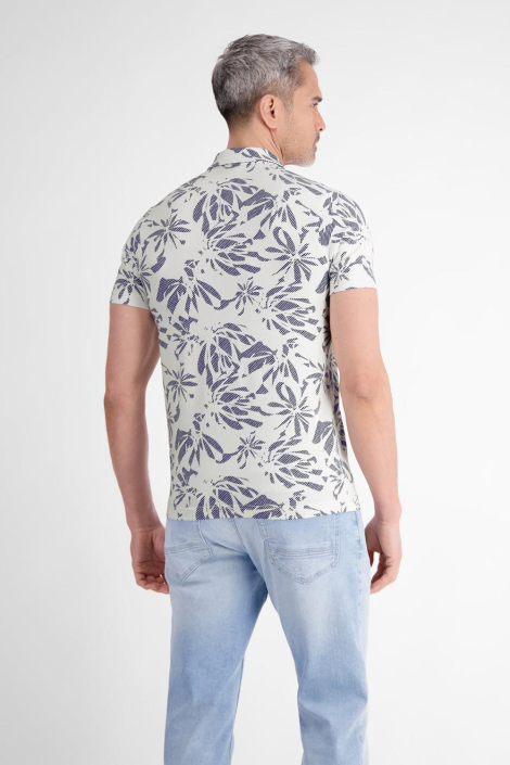 Lerros witte heren polo