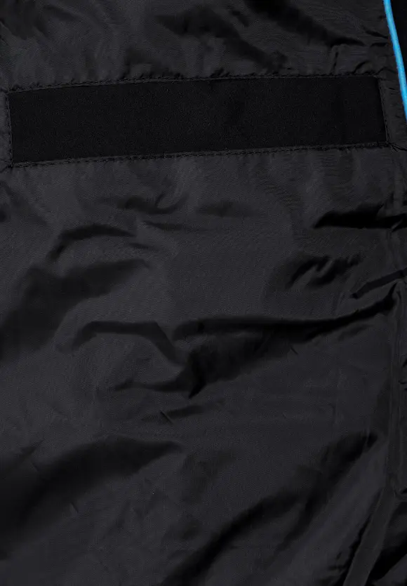 Steppjacke im Bikerlook - Black
