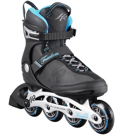 K2 Rollschuhe - Freedom W - Schwarz/Blau - Inline