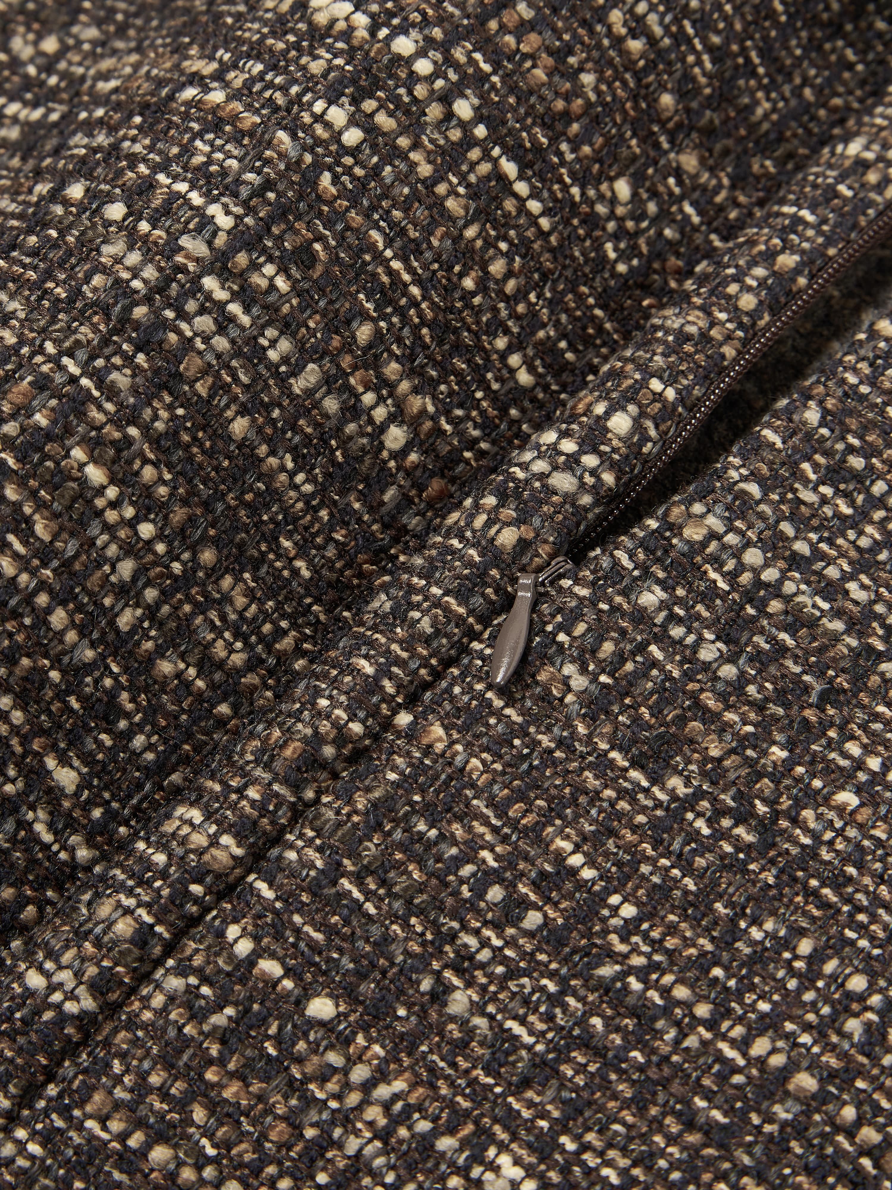 Bouclé kussenhoes Talea