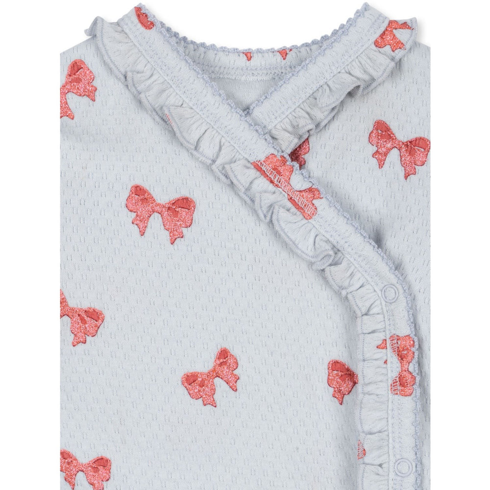 Køb Konges Sløjd Rosia Blue Bow Sui Newborn Flæse Body GOTS