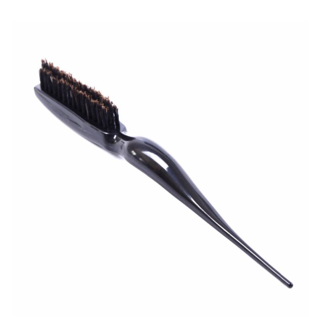 (23cm) Friseur Kamm Haar Styling Stielkamm für Sleek Zopf - Schwarz
