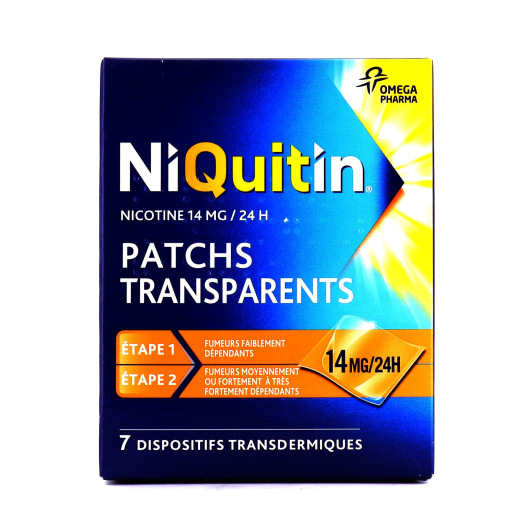 Niquitin 14mg/24h patch pour sevrage tabac - Patch nicotine