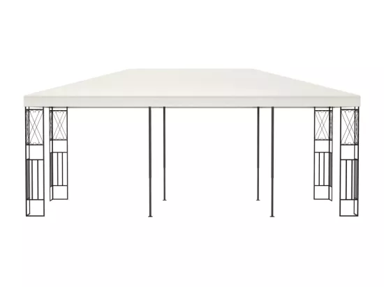 Belvédère 3x6 m Crème Tissu