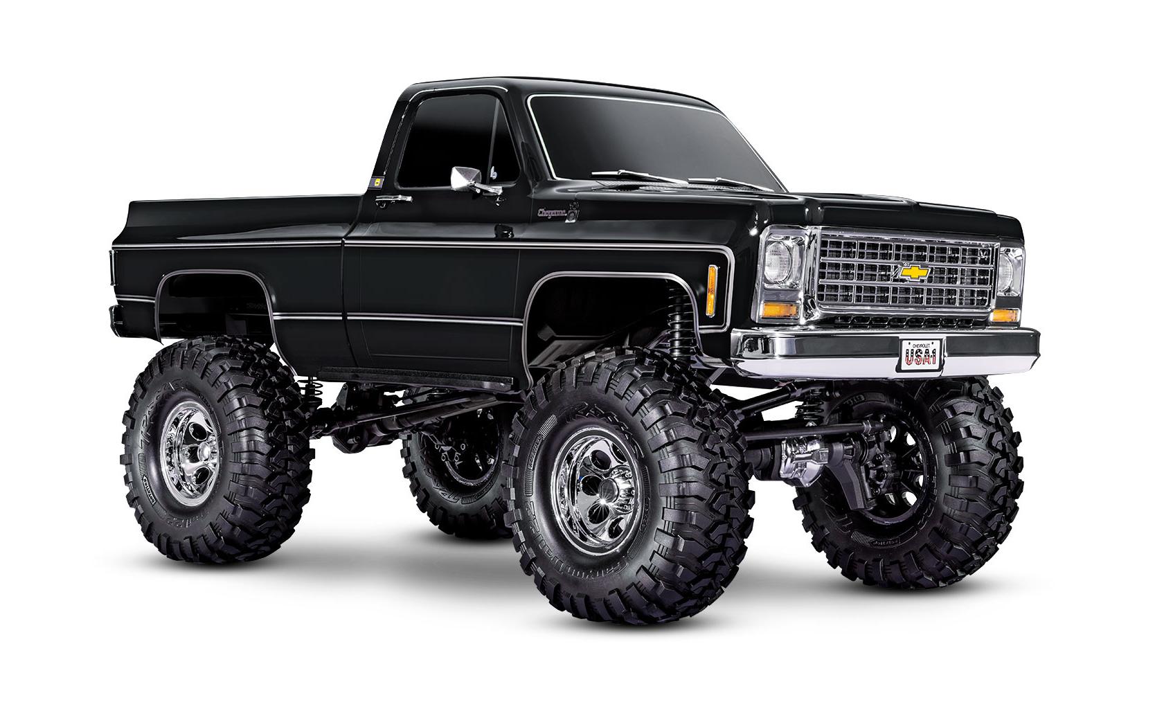 Scale Crawler TRX-4 Chevy K10 Schwarz ARTR, 1:10<br>Rockcrawler mit Chevrolet Squarebody Pickup Karosserie