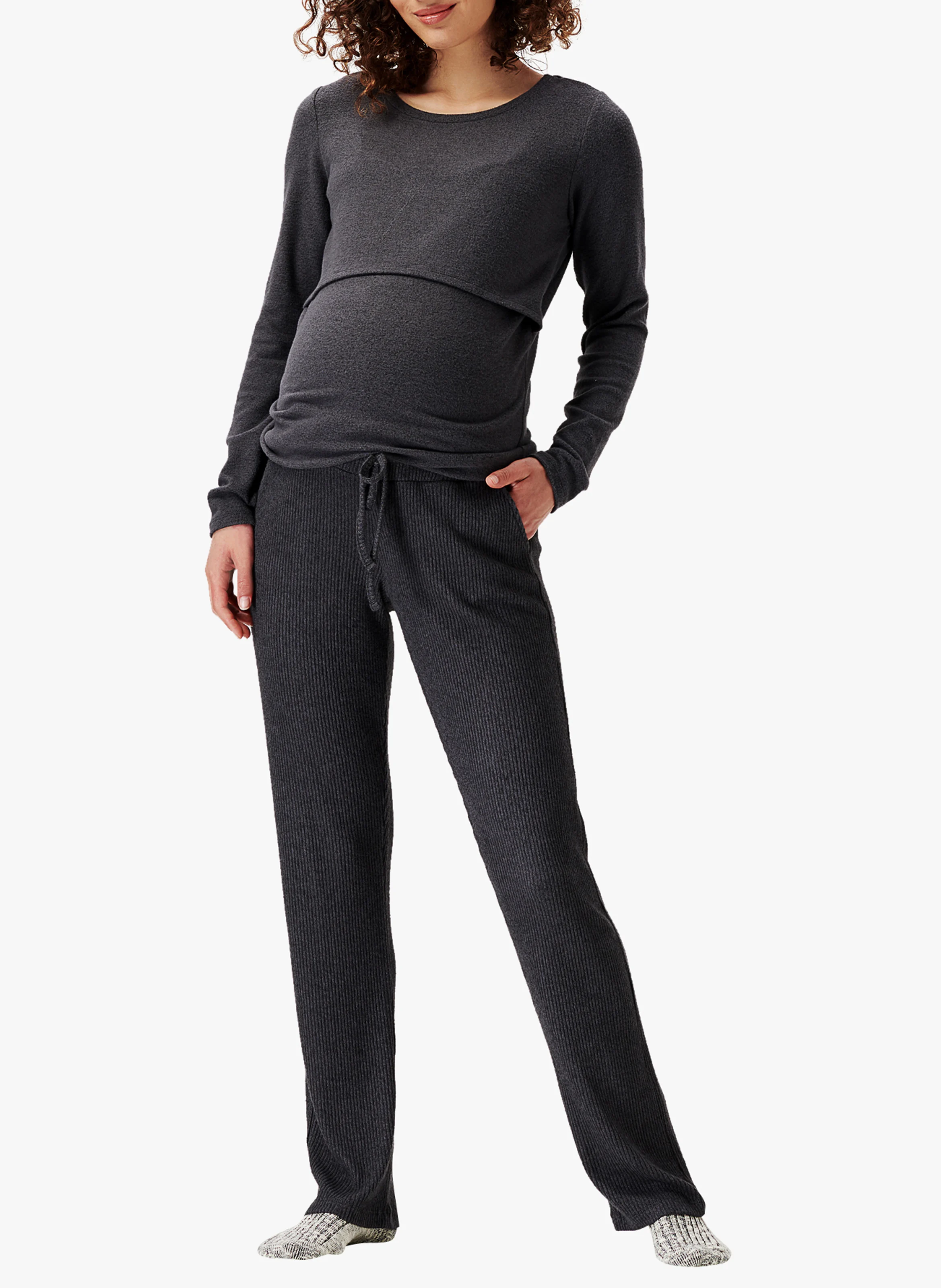 PARKS - Pantalon fluide de grossesse | Gris