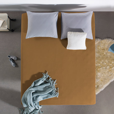 HC Dubbel Jersey Hoeslaken - Taupe