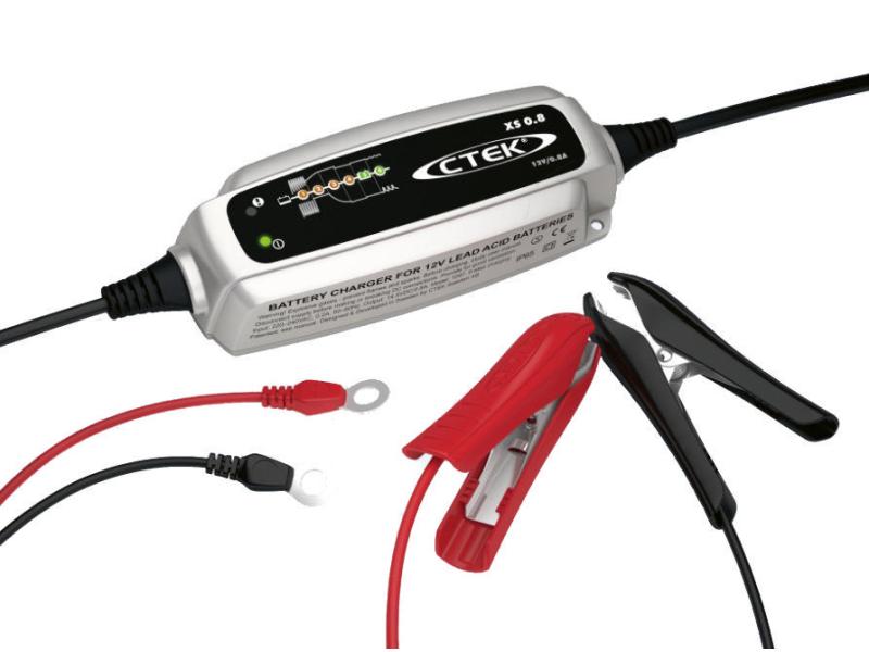 Ctek Batterieladegerät XS 0.8 Ladegerät für 12-Volt-Batterien