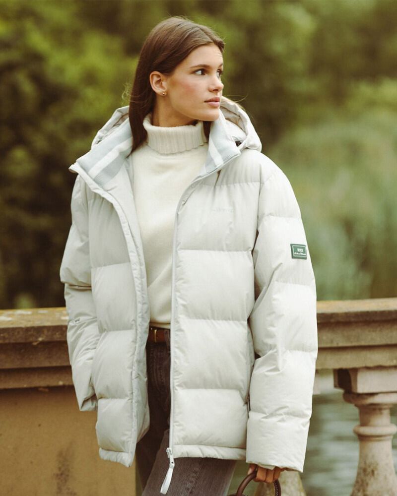 Mercer Amsterdam The Re-Puffer Jacket Lichtgrijs Jack