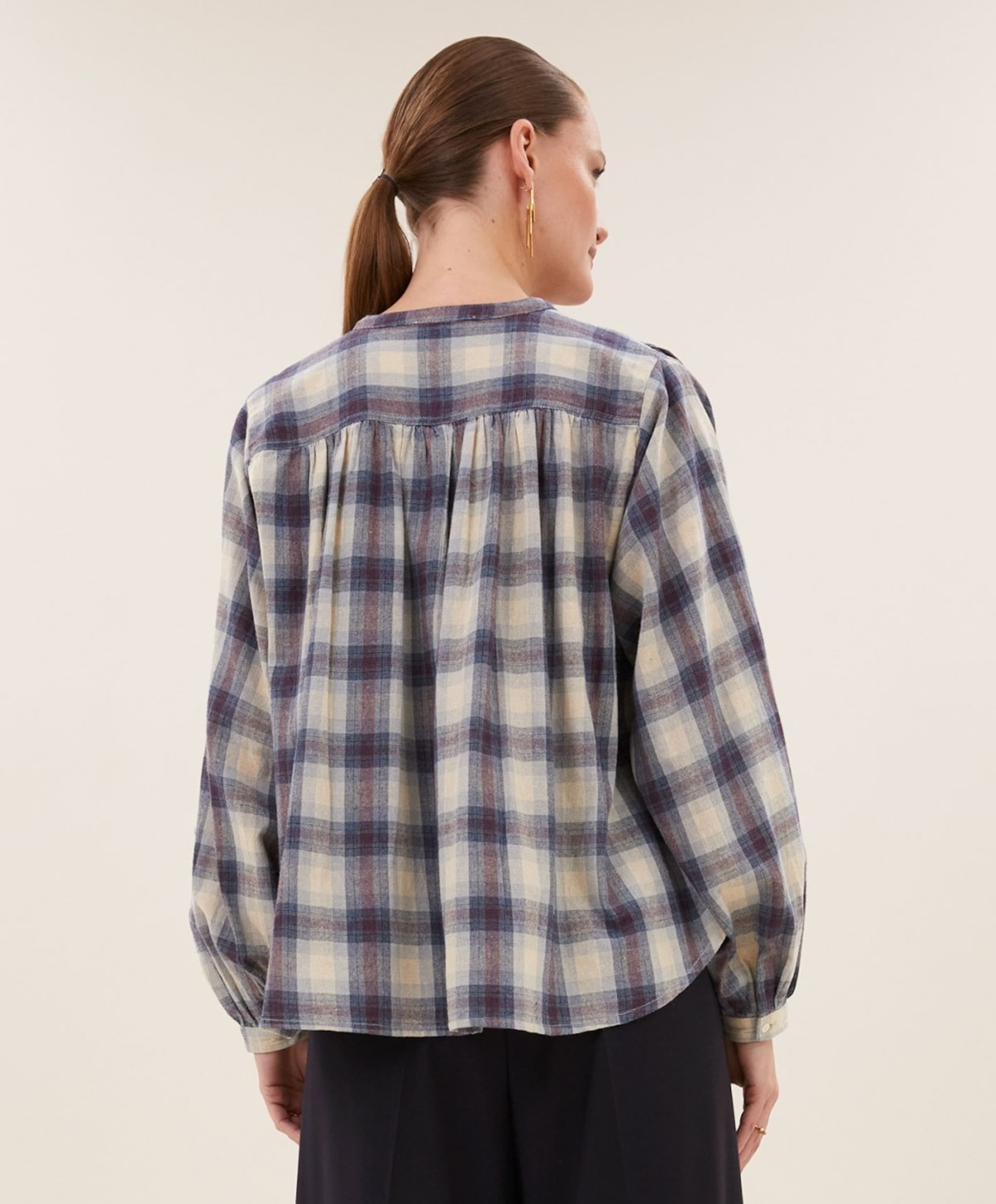 by-bar Dames blouse blauw