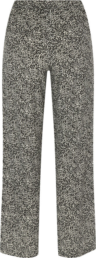 Rosemunde Viscose trousers Black surface print
