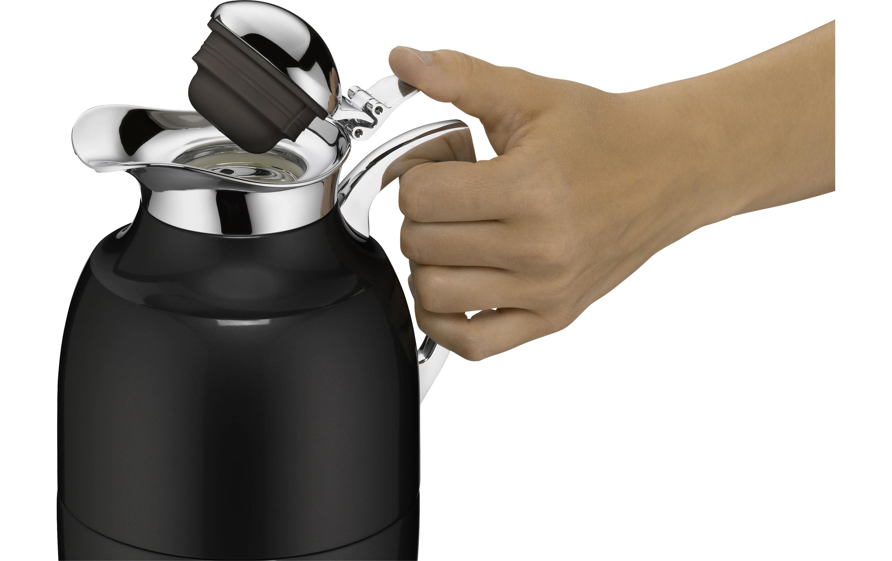 Thermoskanne Juwel 1000 ml, Schwarz Matt<br>Karaffe aus Edelstahl