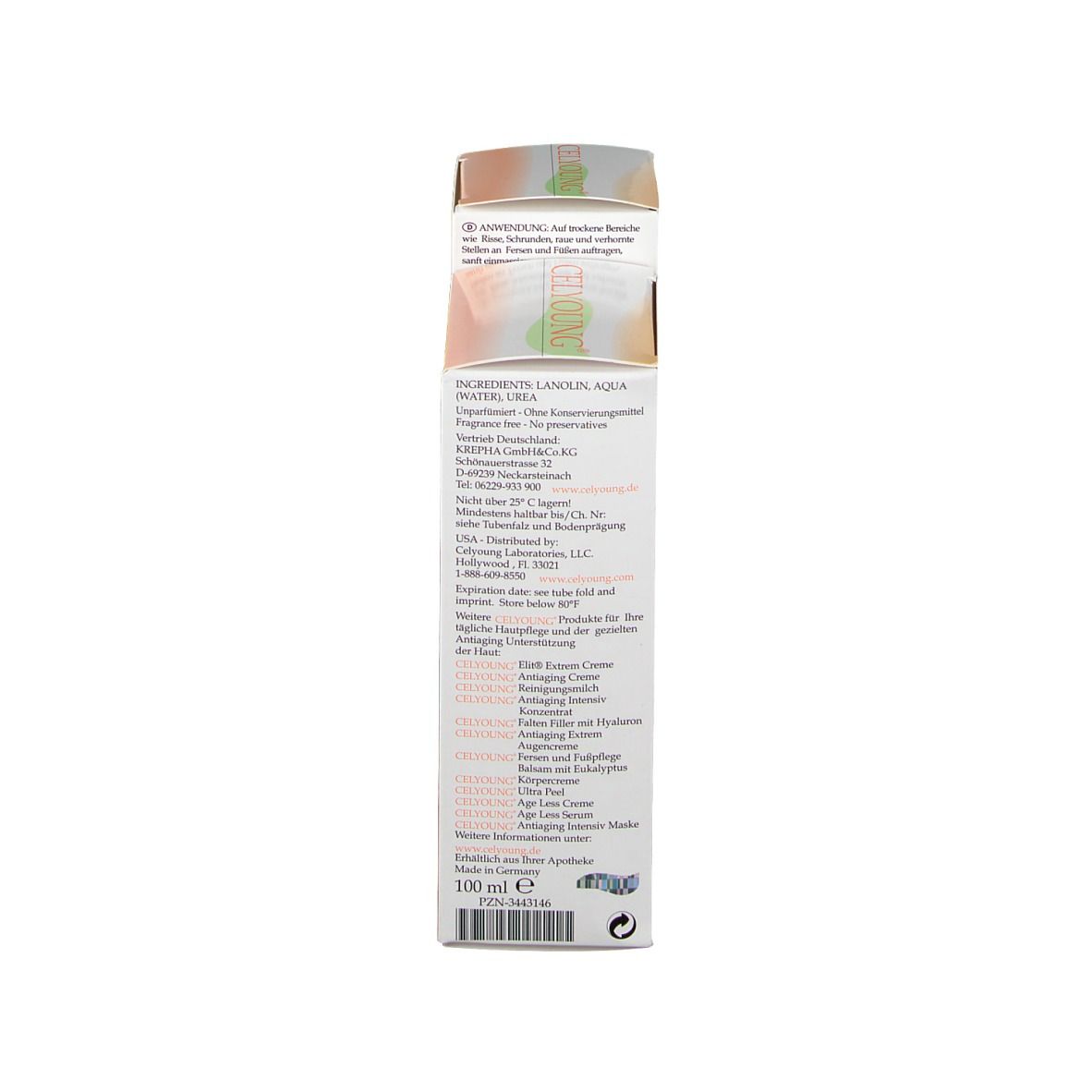 CELYOUNG® Intensiv Fersen- und Fußcreme plus Balsam