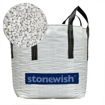 Stonewish Carrara rond 12-16 mm - Bigbag á 1000 kg