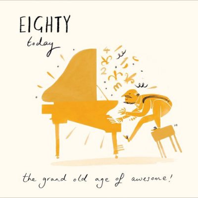 Grand Piano Happy 80th Birthday