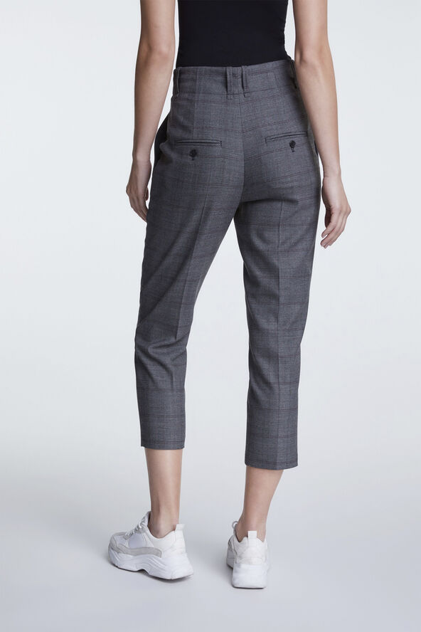 Oui Hose/Pants Grey red