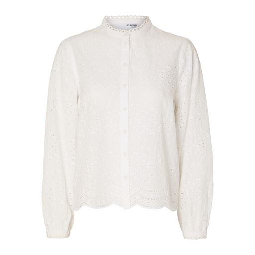 Selected Femme Tatiana Skjorte, Bright White, 42